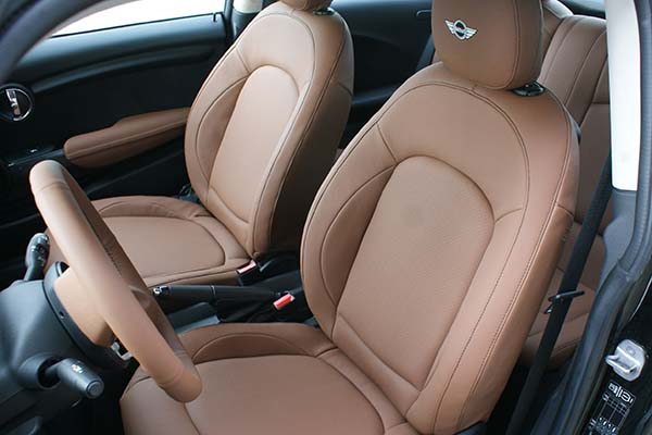 Mini Cooper Alba Eco Leather Cinnamon, Car Seat Recovering Ireland