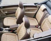 VW Beetle Cabrio Buffalino Chocoladebruin Beige Diamond Stiksel Overzicht